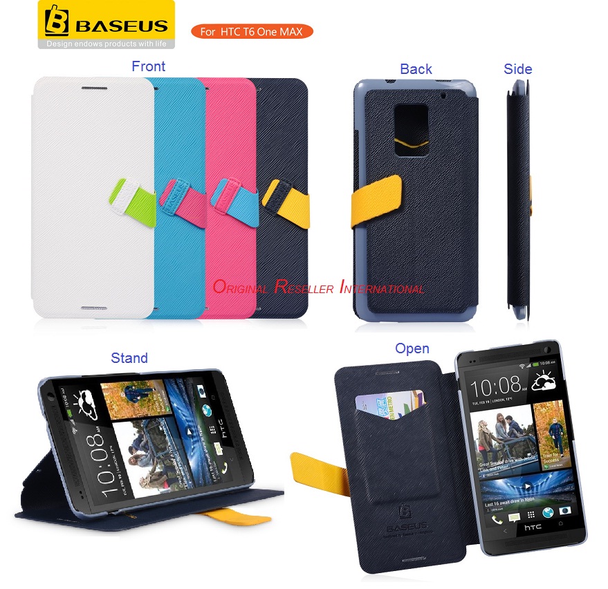 baseus and cover faith leather htc one max original baseus and cover faith leather htc one max original