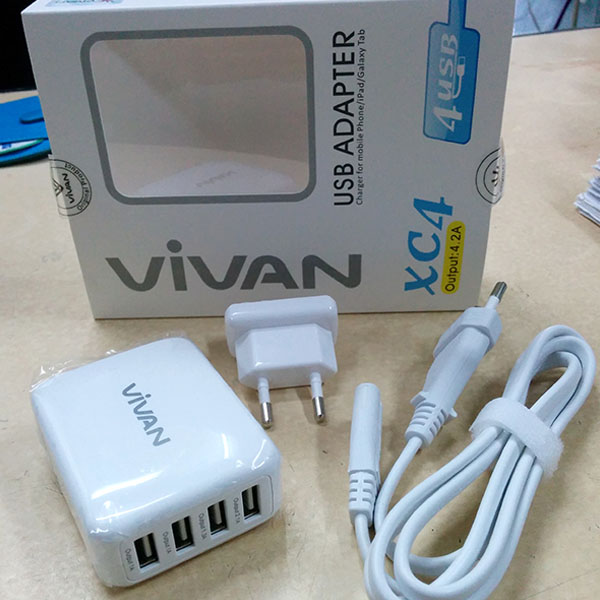 vivan charger 4 usb power charger xc4 original solution vivan charger 4 usb power charger xc4 original solution